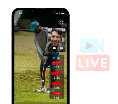 Golf Live App - Live Coaching
